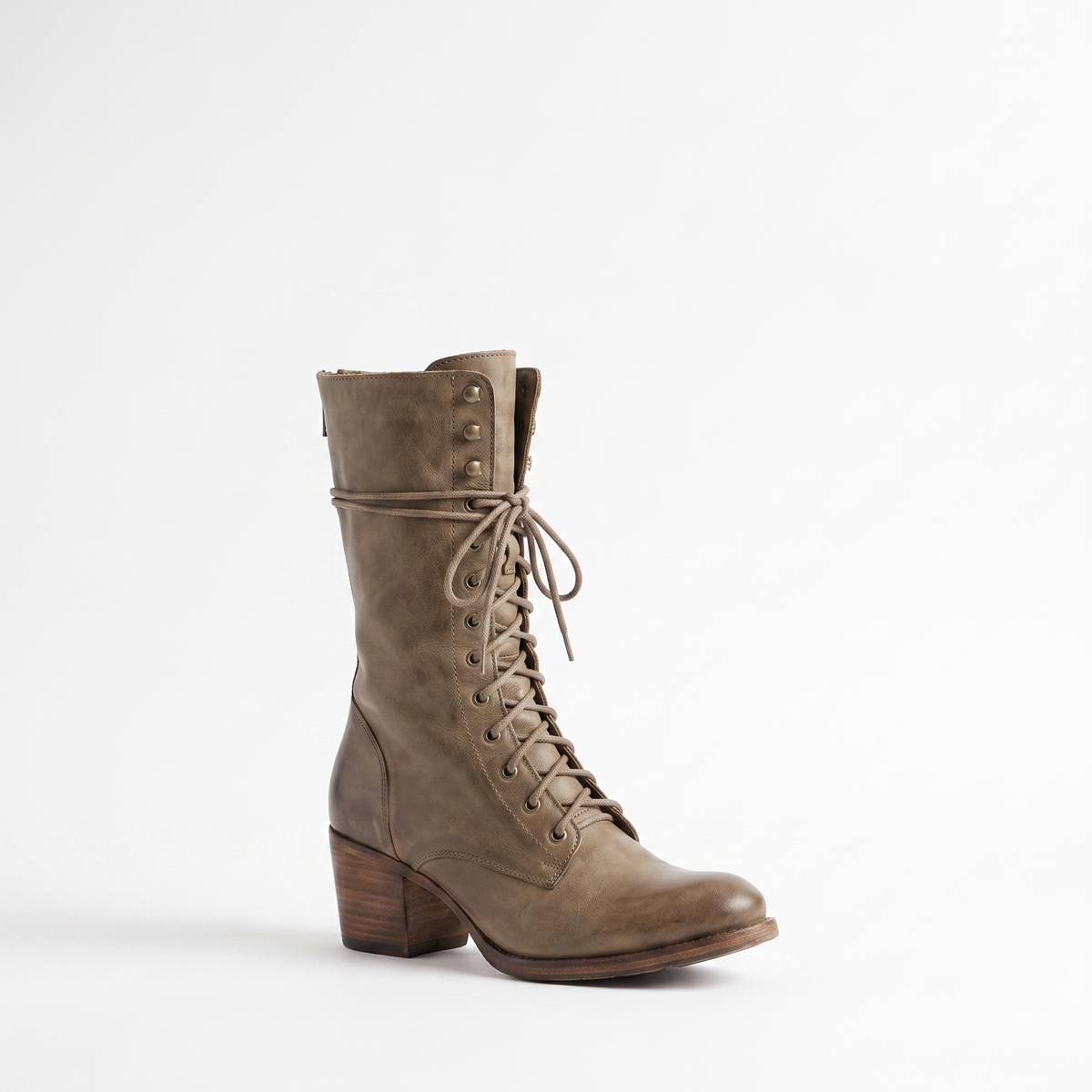 Botas Mujer Cordones Con Lazo Cómodas