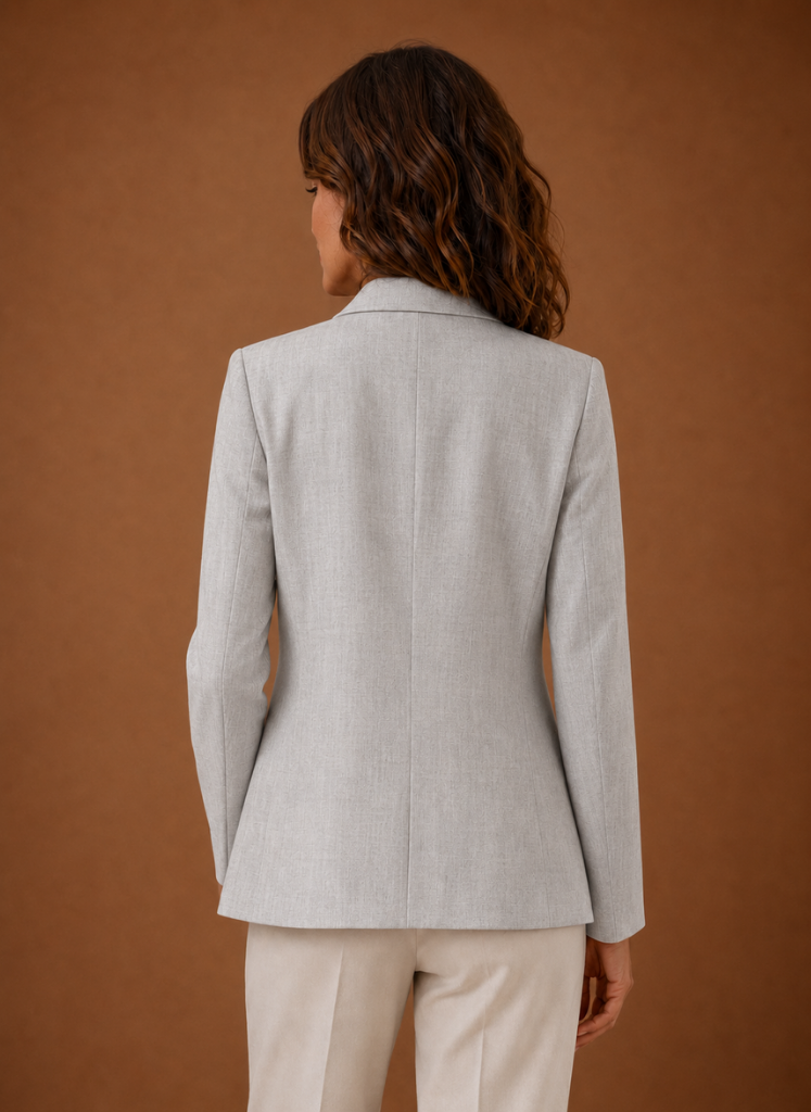 Blazer Mujer Botón Único Sastre Elegante
