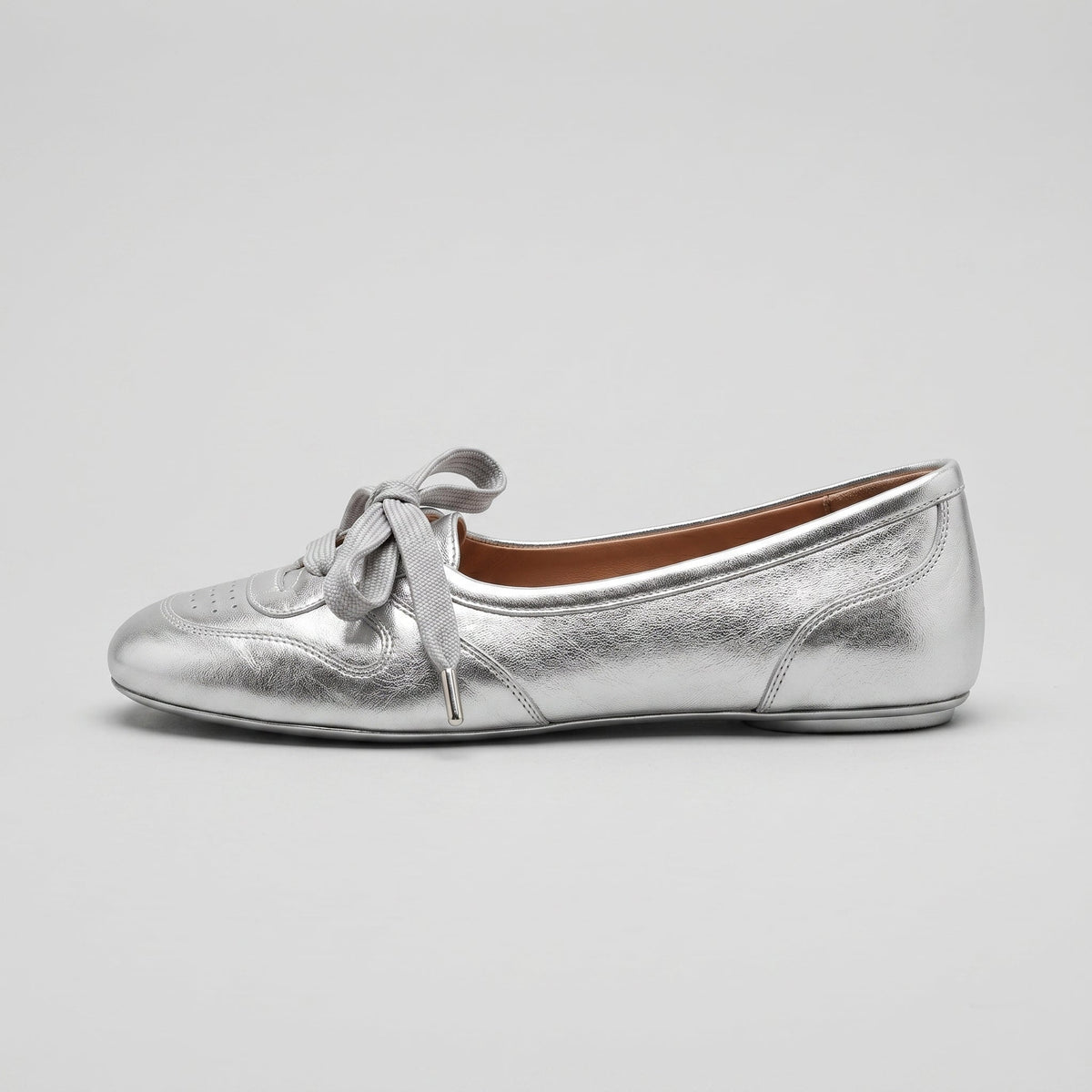 Bailarinas Mujer Sneaker de Piel Retro