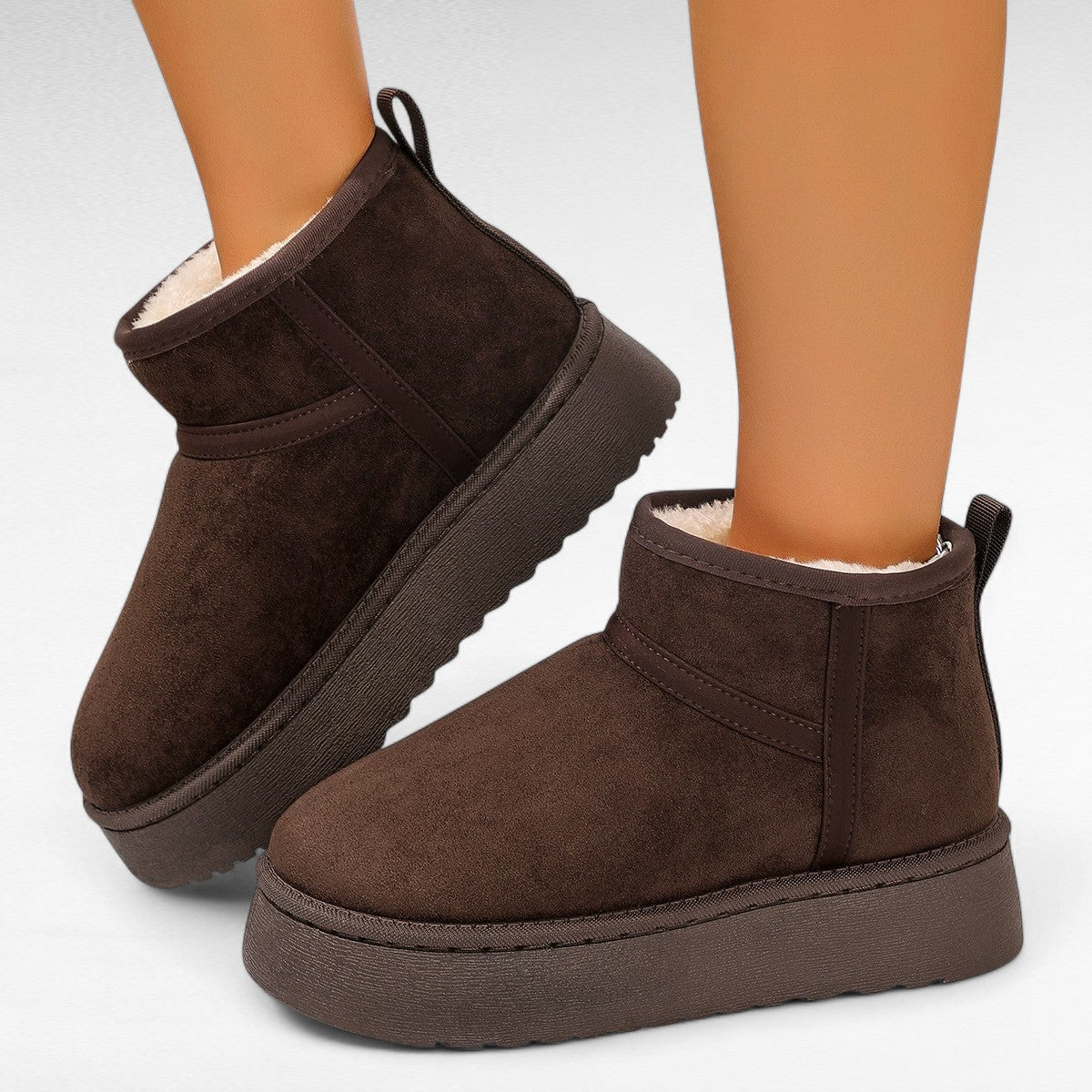 Botas Australianas Mujer Mini con Suela Gruesa