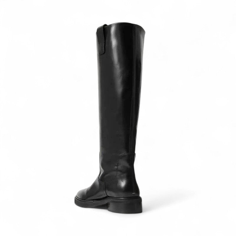 Botas Altas Mujer de Cuero Liso Minimalistas
