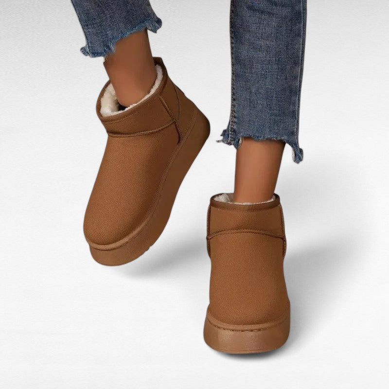 Botas Australianas Mujer con Plataforma Mini de Ante