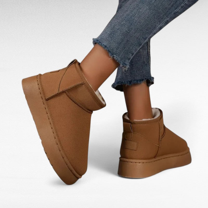 Botas Australianas Mujer con Plataforma Mini de Ante