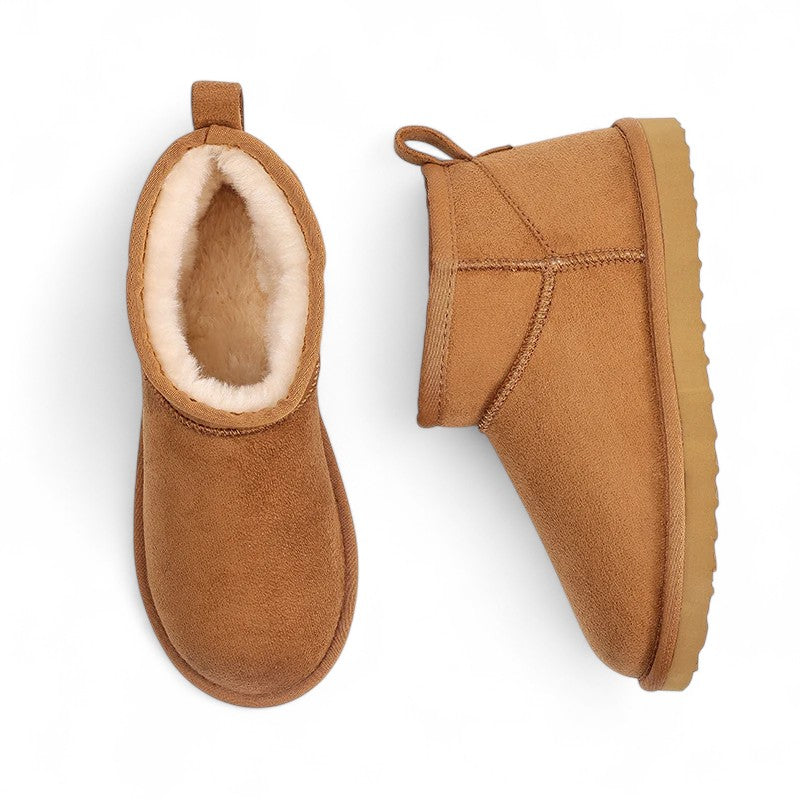 Botas Australianas Mujer Ultra Mini de Ante con Forro de Borreguito