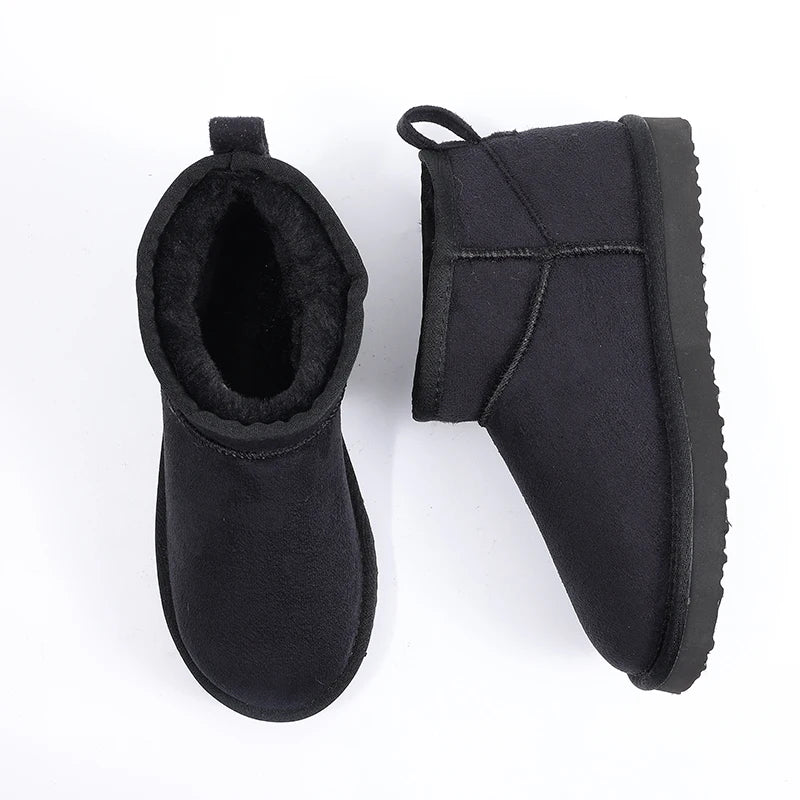 Botas Australianas Mujer Ultra Mini de Ante con Forro de Borreguito
