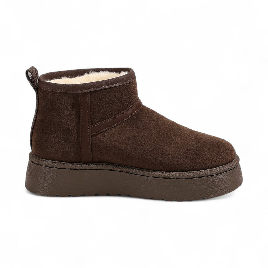 Botas Australianas Mujer Mini con Suela Gruesa