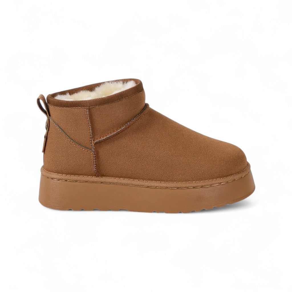 Botas Australianas Mujer con Plataforma Mini de Ante