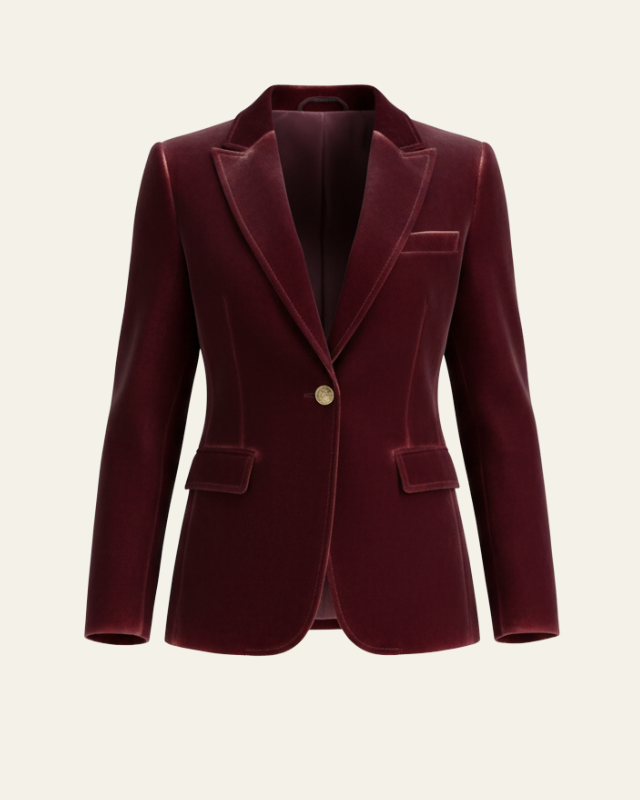 Blazer Mujer de Noche con Una Botonadura y Silueta Clásica - Vista 1