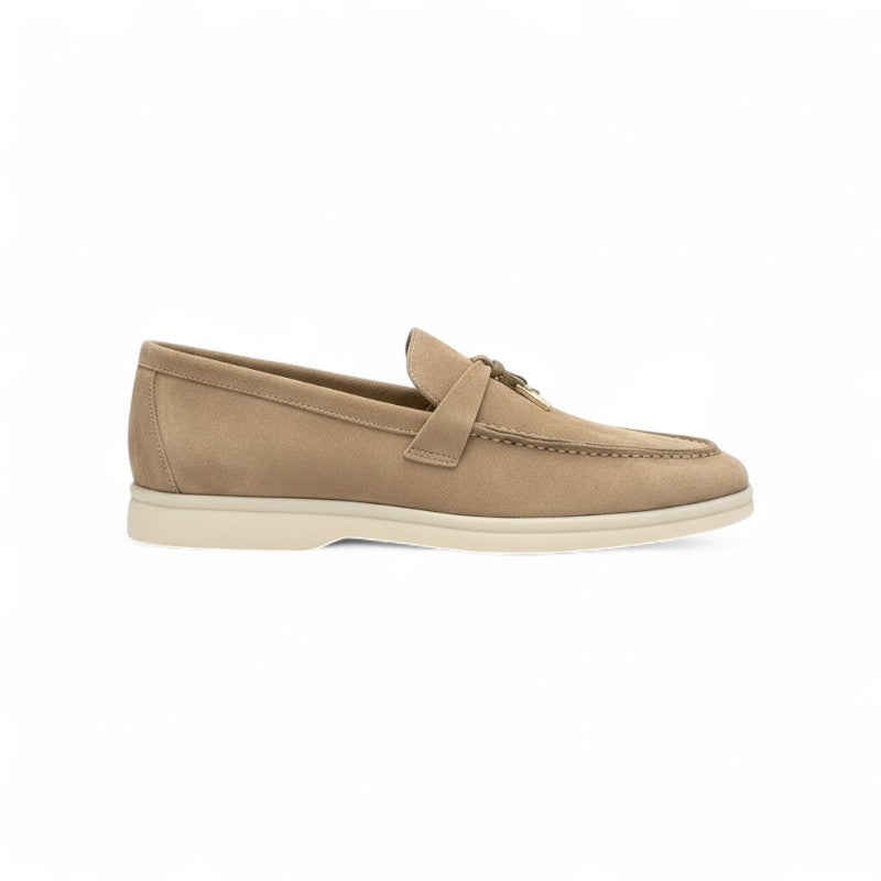 Mocasines de Ante Mujer Planos Minimalistas