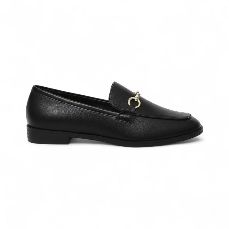 Mocasines Mujer con Bocado Metálico Estilo Ecuestre