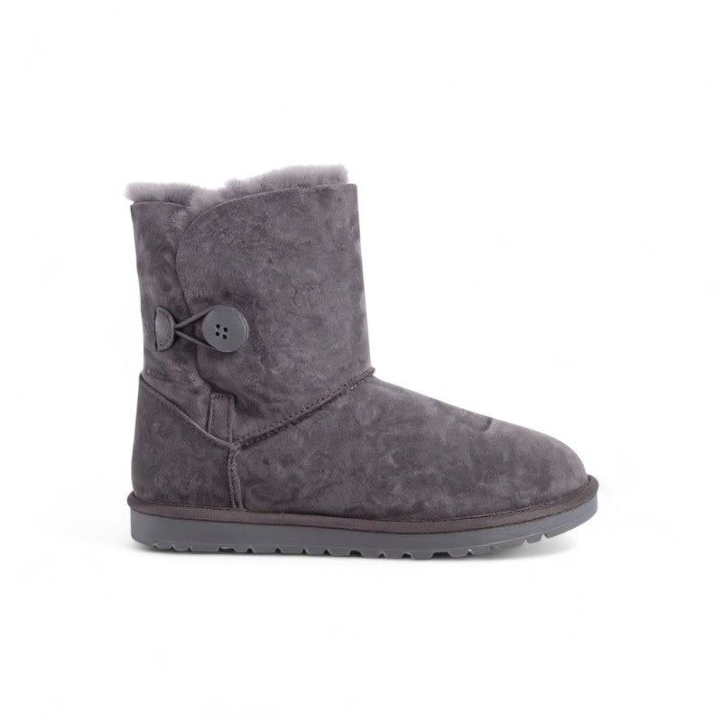 Botas Australianas Mini Mujer con Botón y Forro de Borreguito