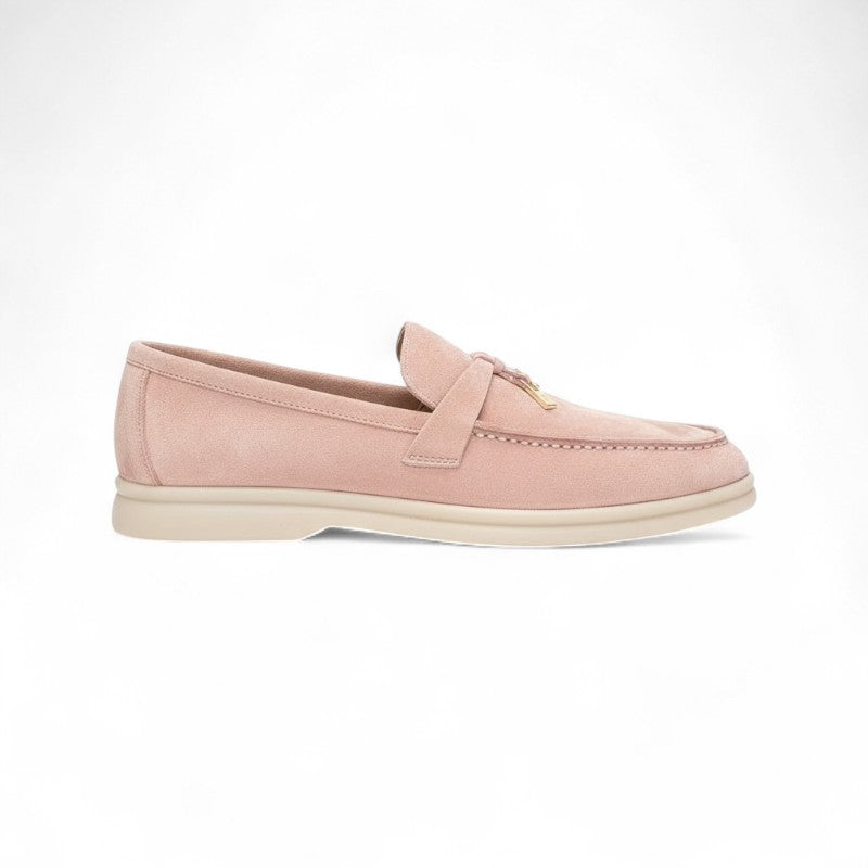 Mocasines de Ante Mujer Planos Minimalistas