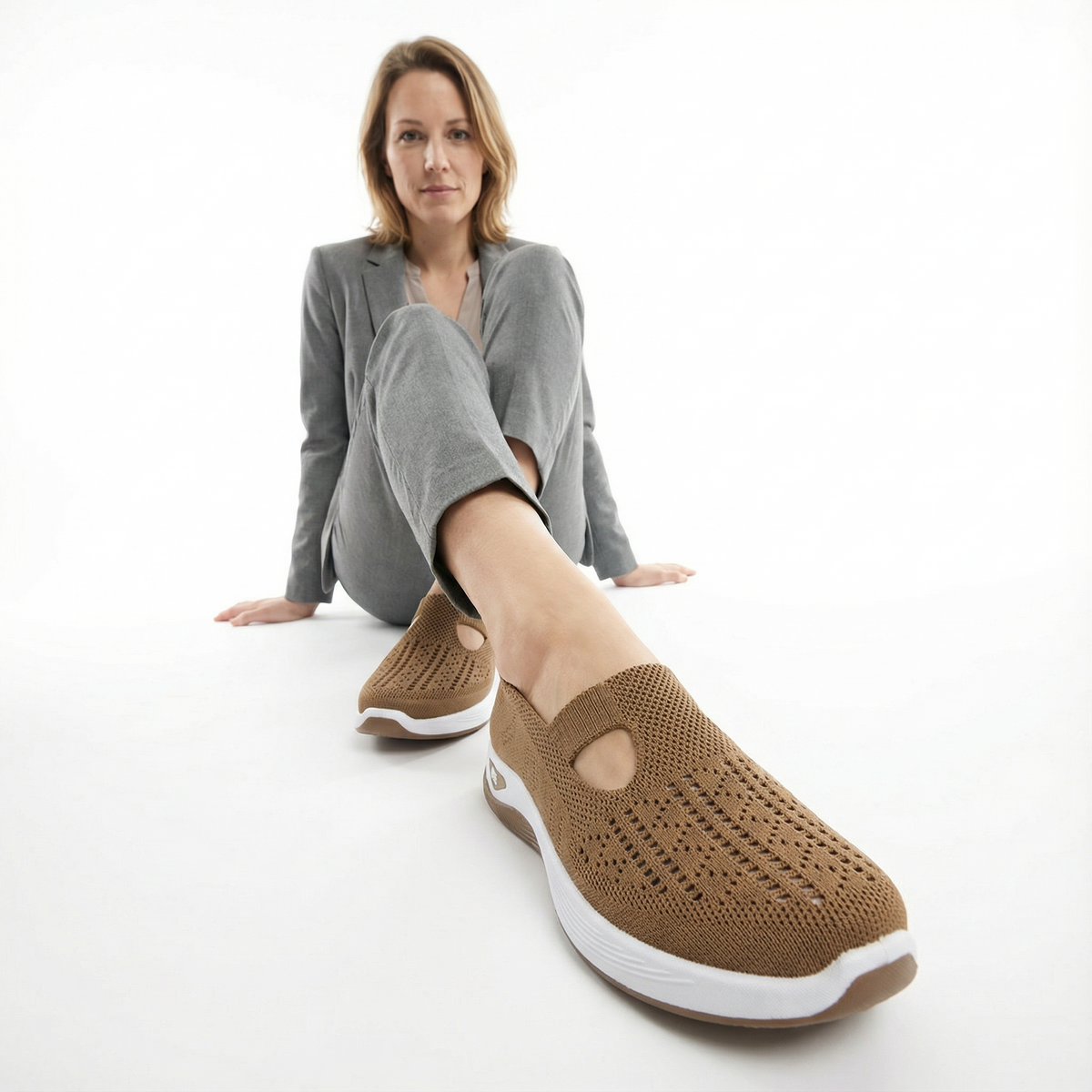 Zapatillas Mujer de Malla Slip-On Ligeras