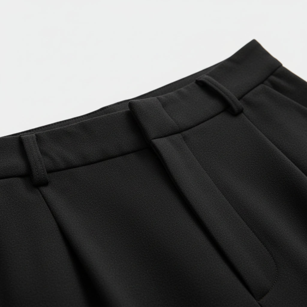 Pantalón Ancho Mujer Tiro Alto Pinzas