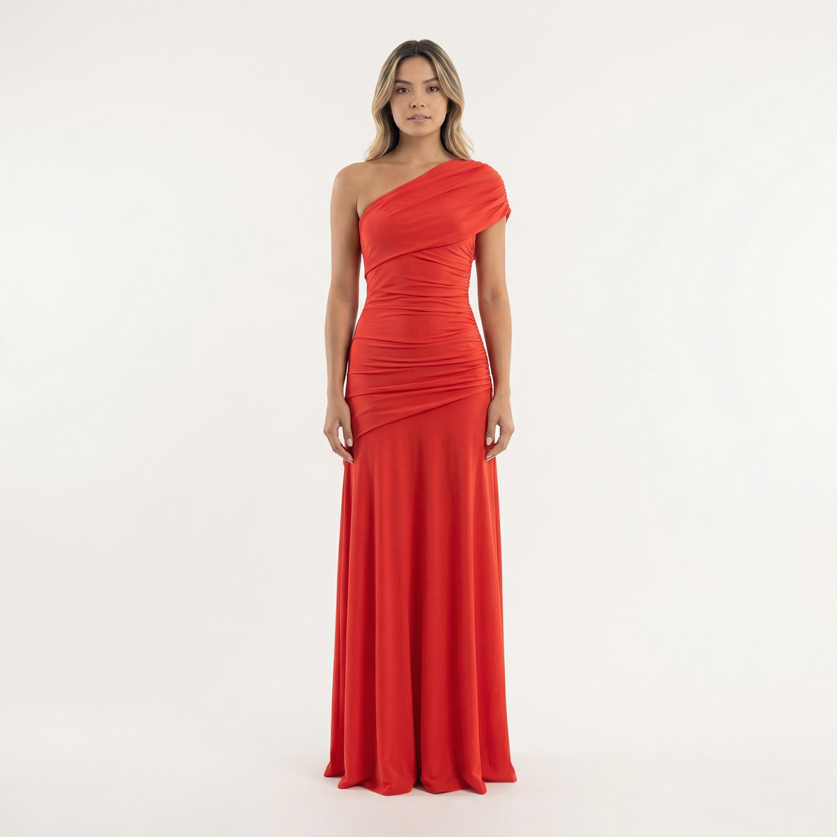 Vestido Midi Fiesta Tul Asimétrico
