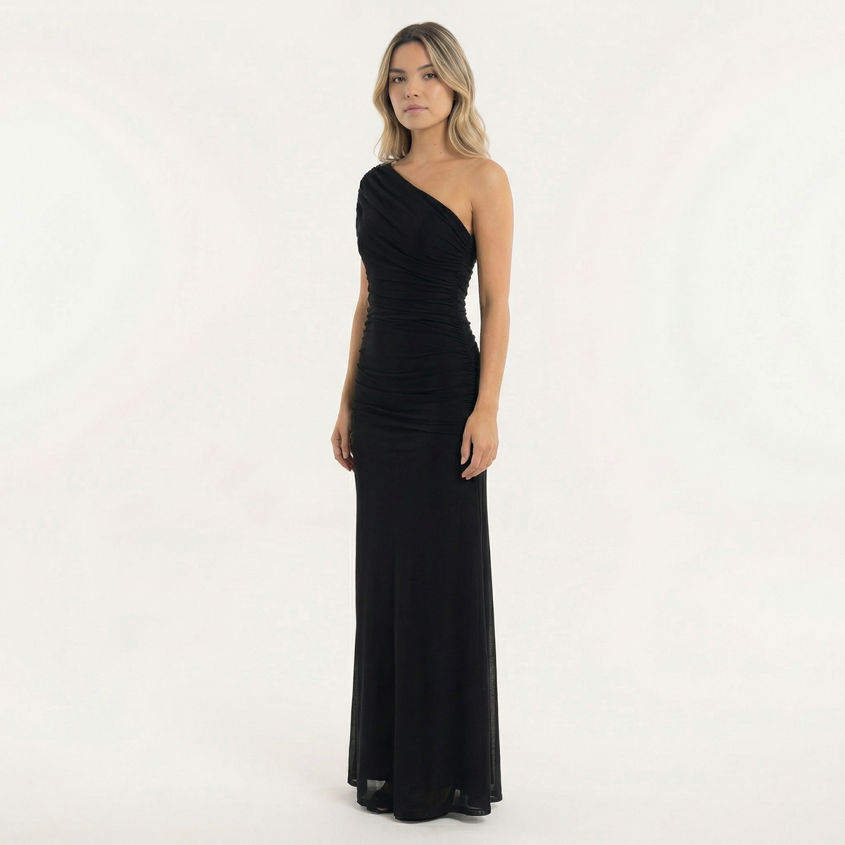 Vestido Midi Fiesta Tul Asimétrico