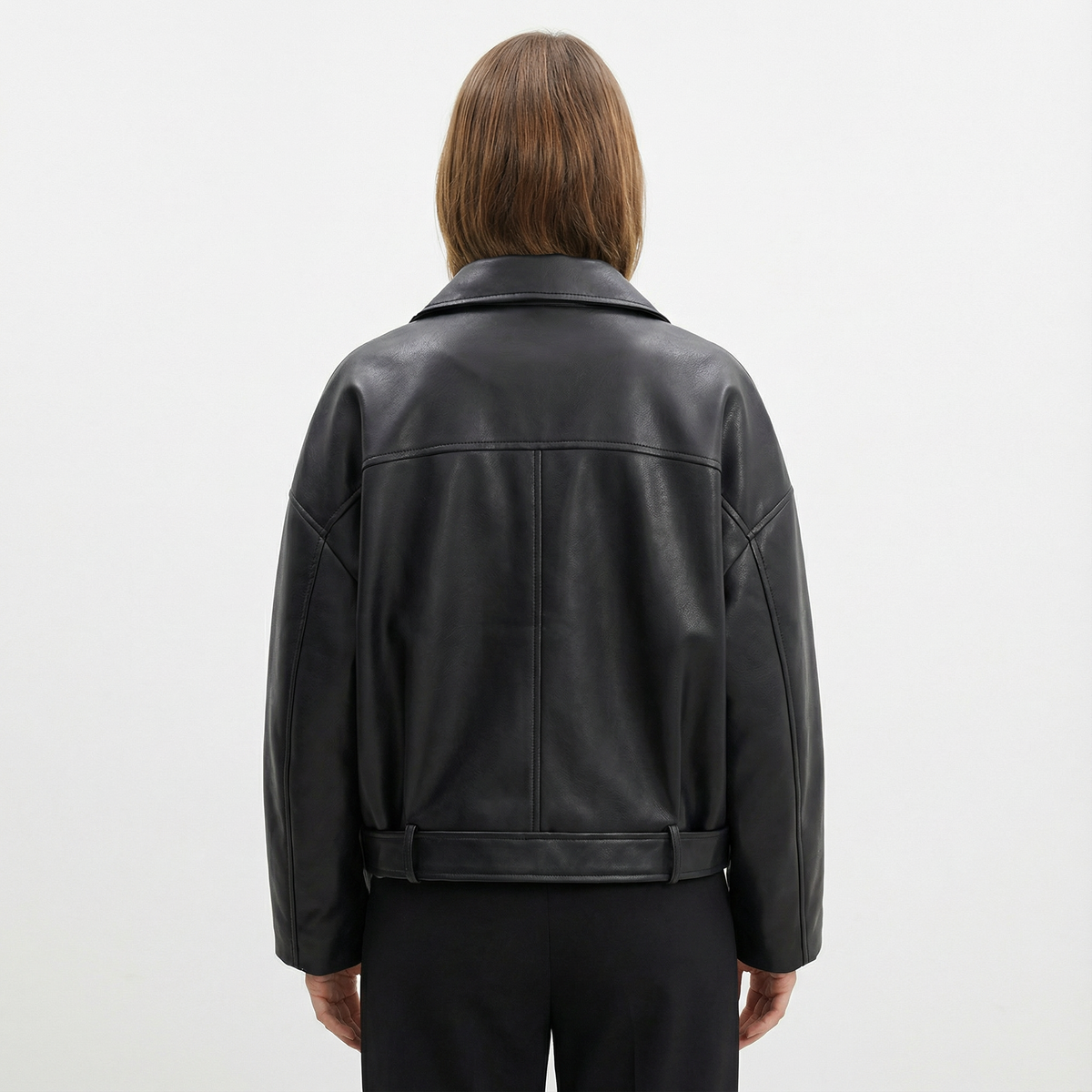 Cazadora Bomber Loose Fit con Cinturón