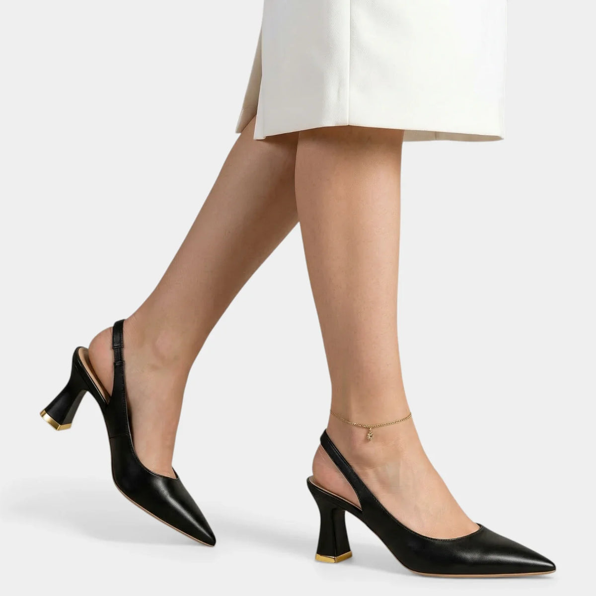 Zapatos de Tacón Mujer Efecto Piel