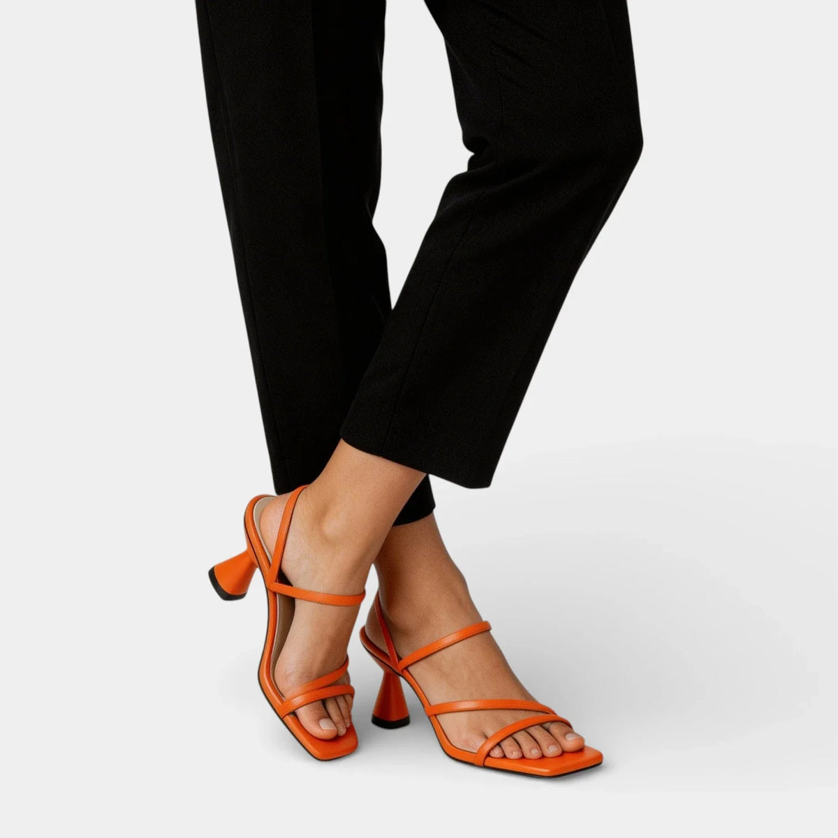 Sandalias Mujer Tacón Escultural Multibrida