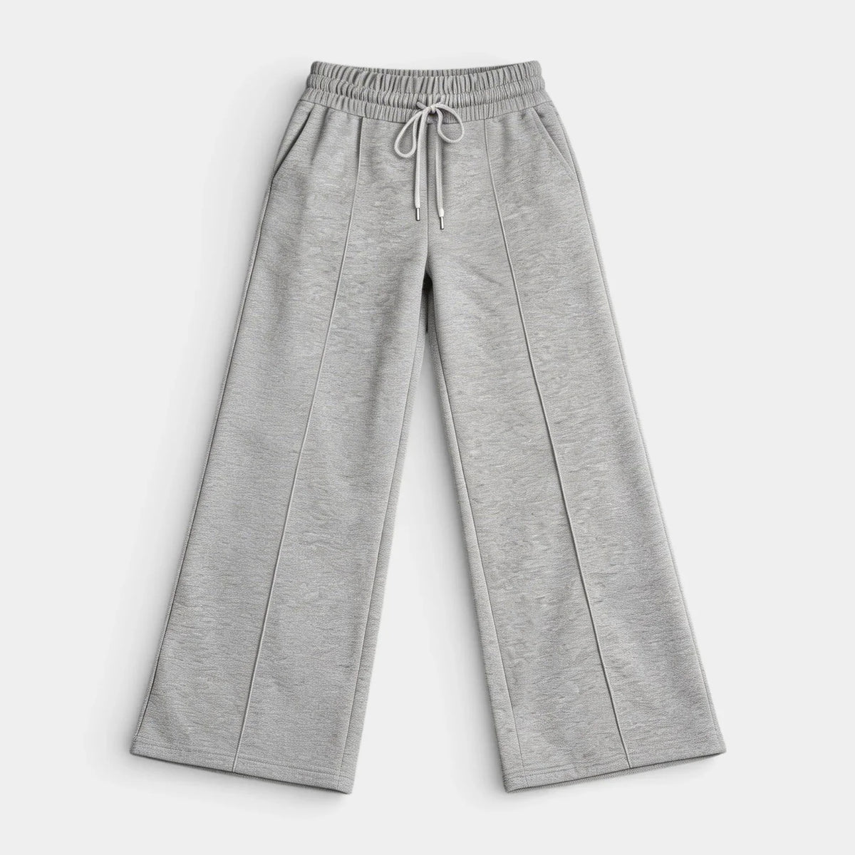 Pantalón Ancho Mujer Lino Cordón