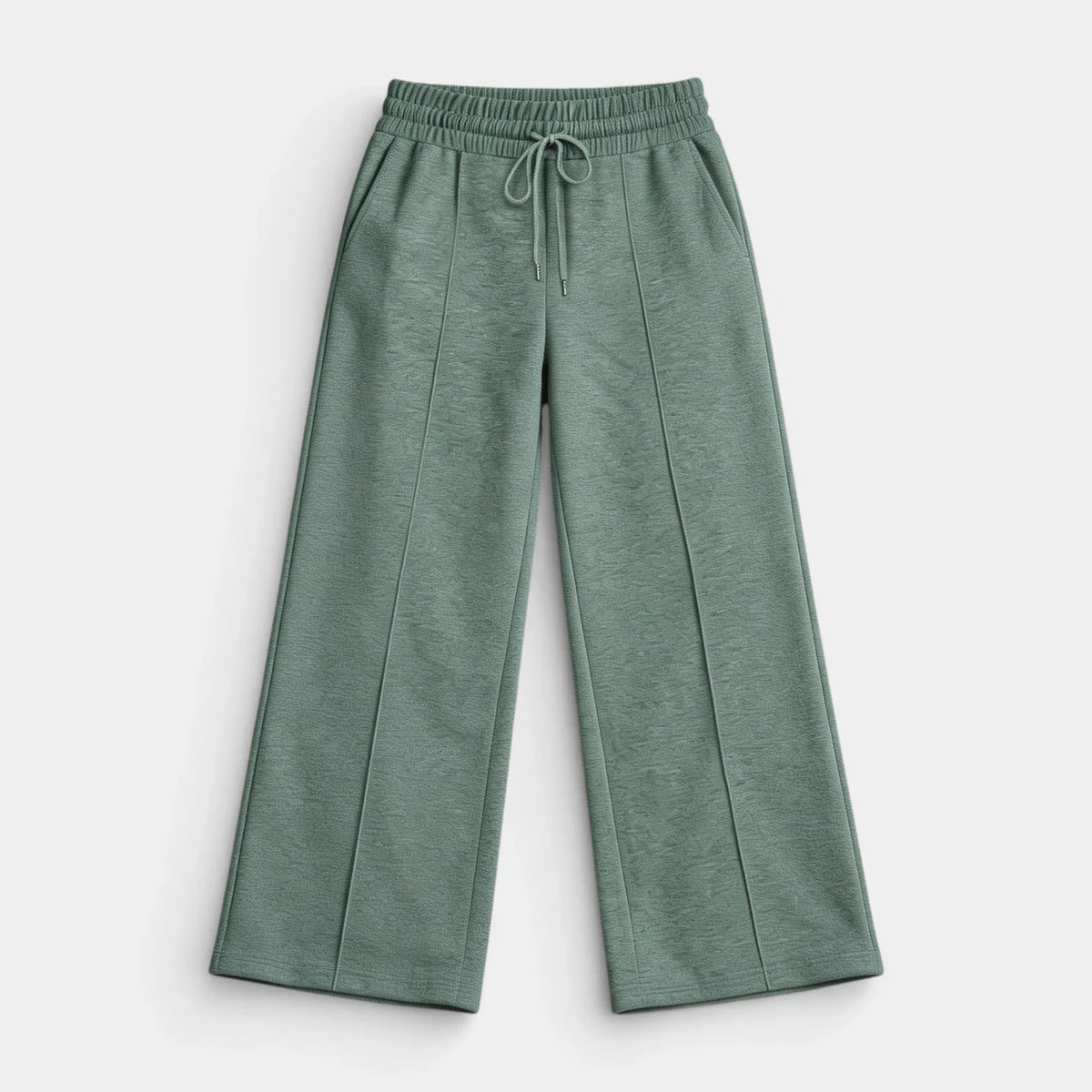Pantalón Ancho Mujer Lino Cordón