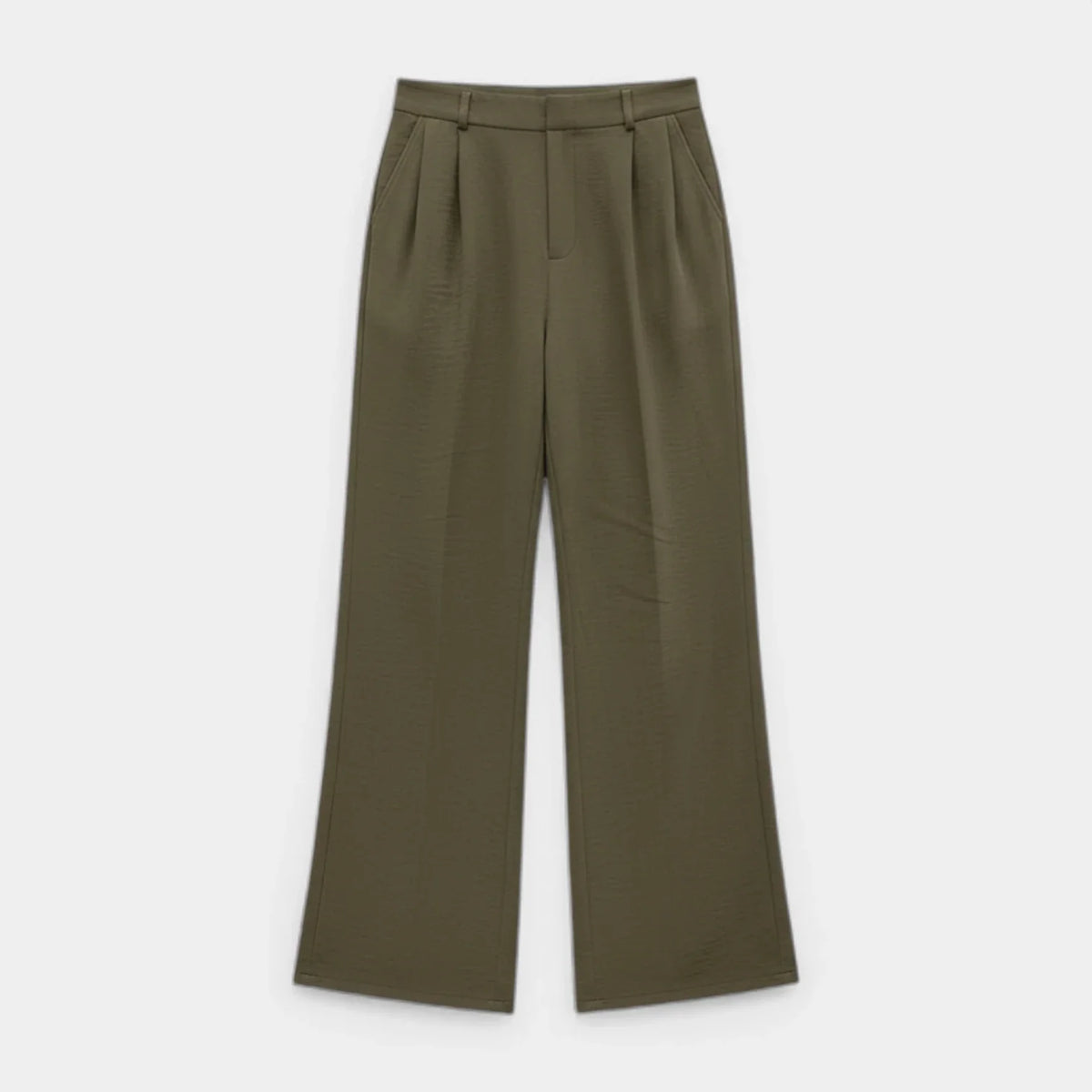 Pantalón Ancho Mujer Tiro Alto Pinzas