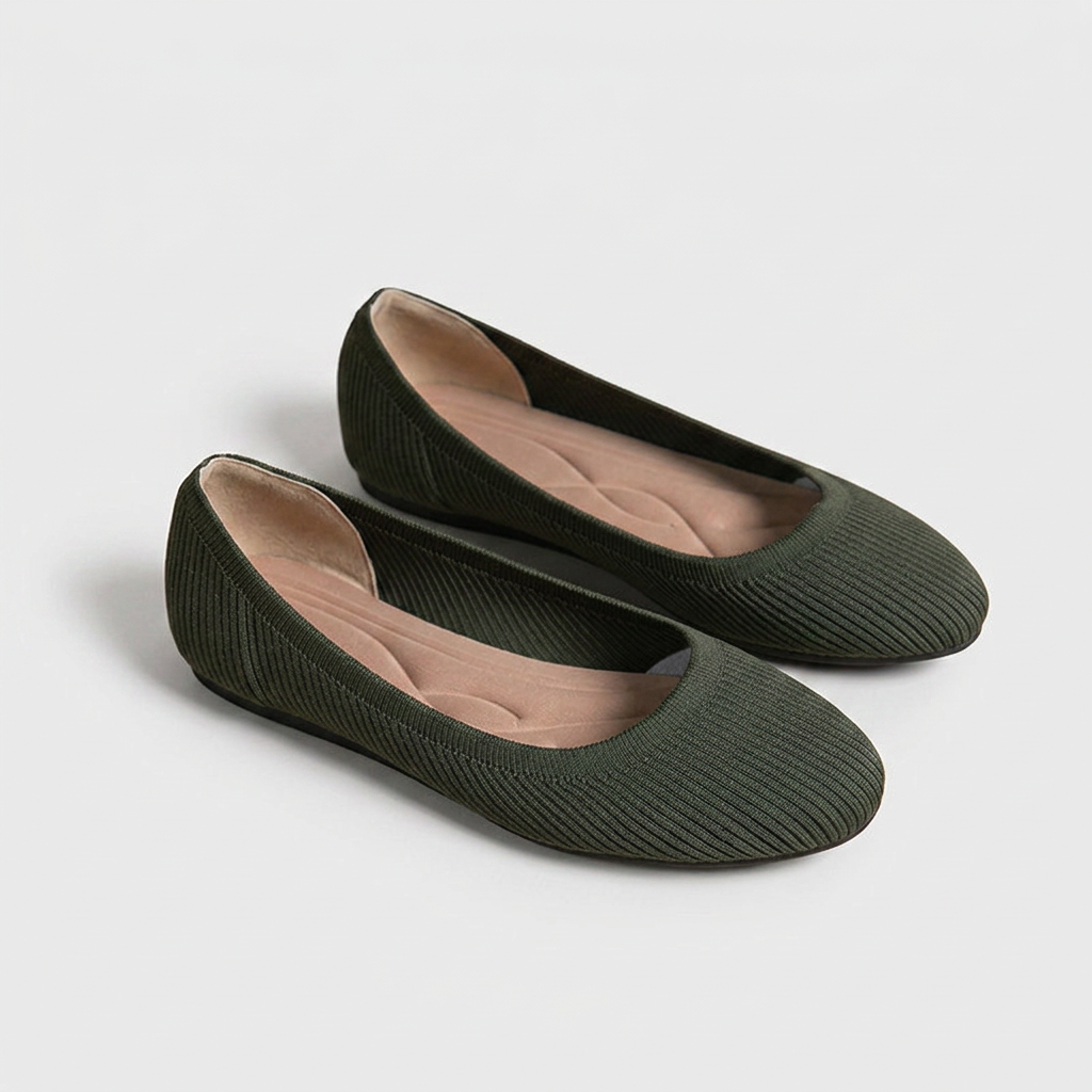 Bailarinas Mujer Punto Elástico Slip-On