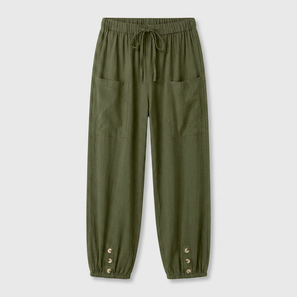 Pantalón Mujer Tiro Alto Cómodo