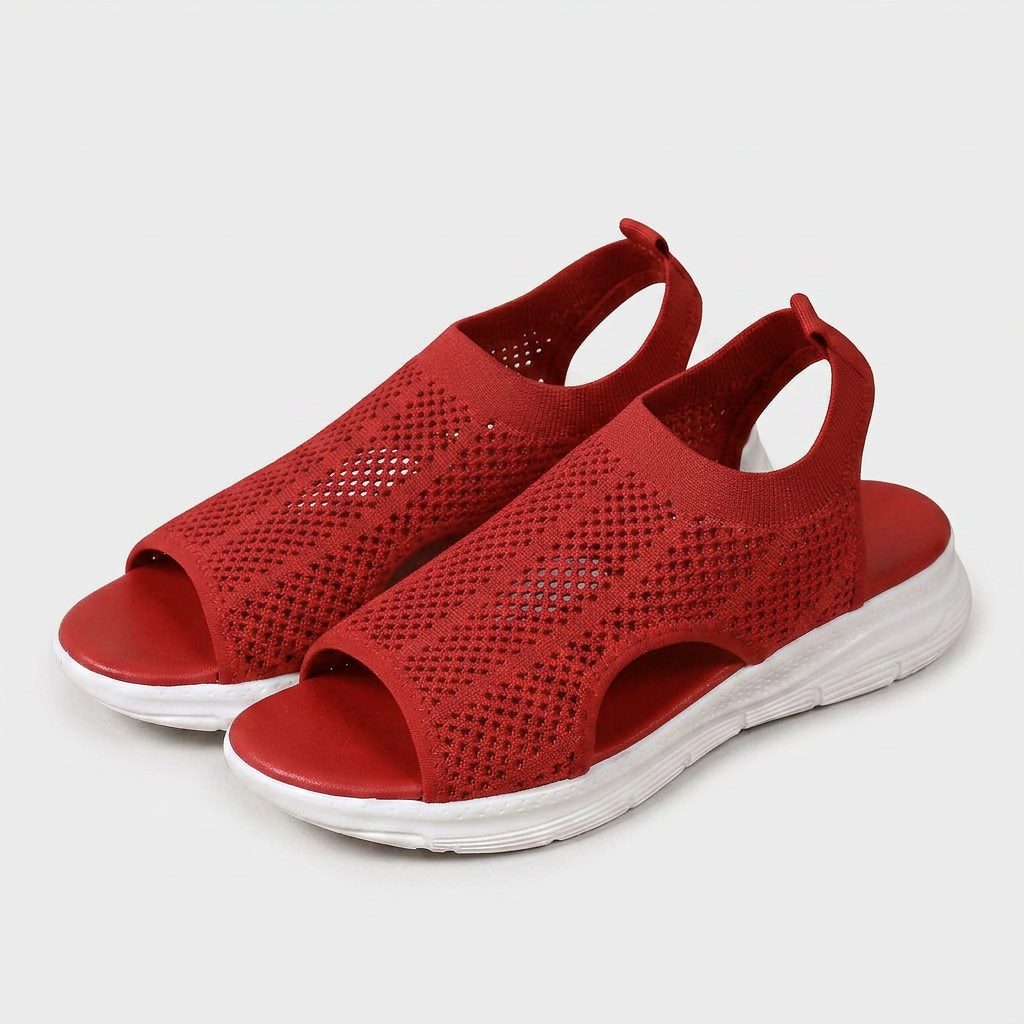 Sandalias Mujer Suela Gruesa Ajustable