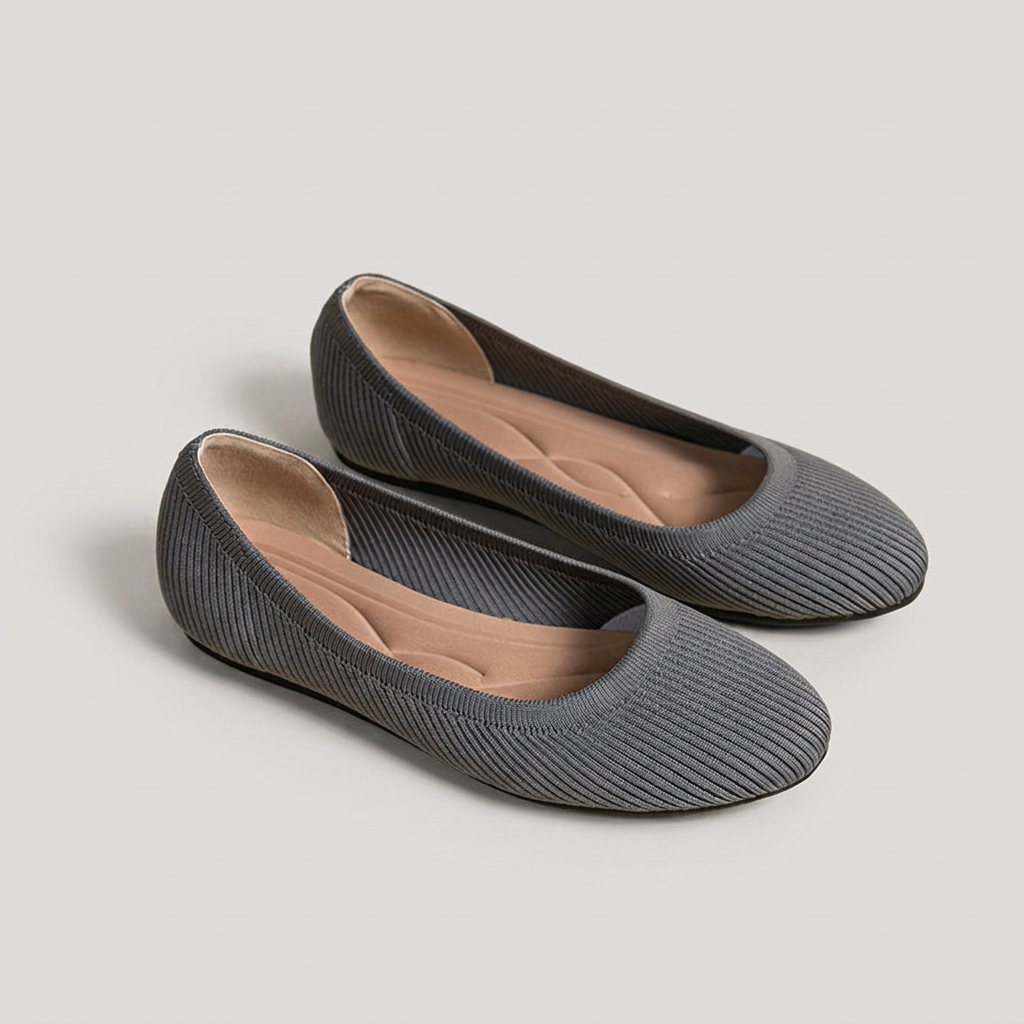 Bailarinas Mujer Punto Elástico Slip-On
