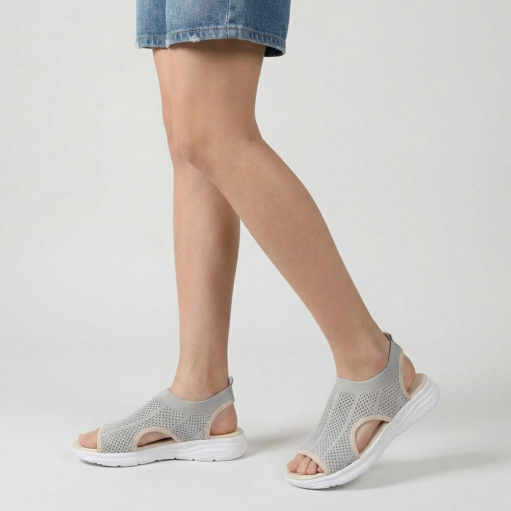 Sandalias Mujer Suela Gruesa Ajustable