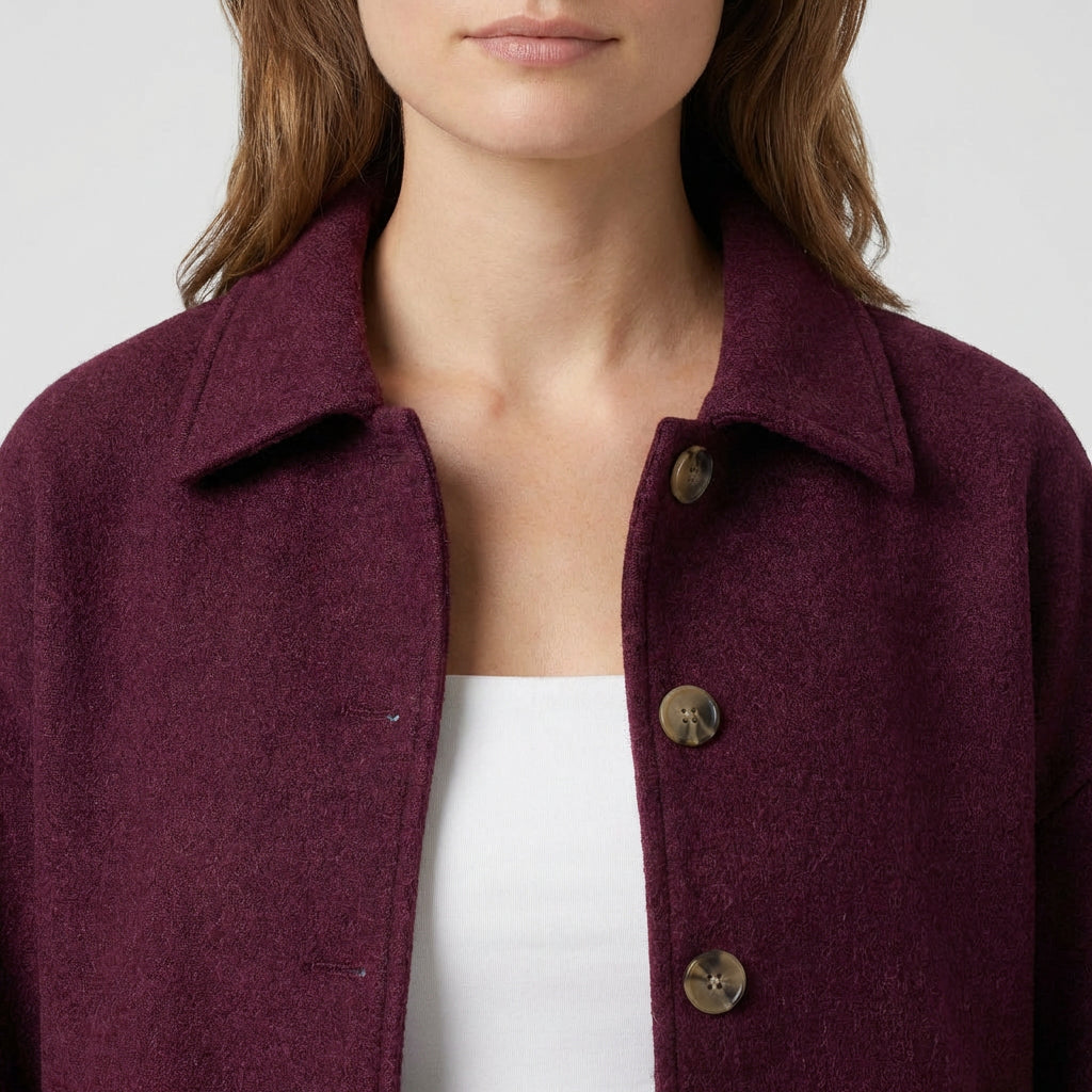Cazadora Mujer Oversize Manga Larga Urbana