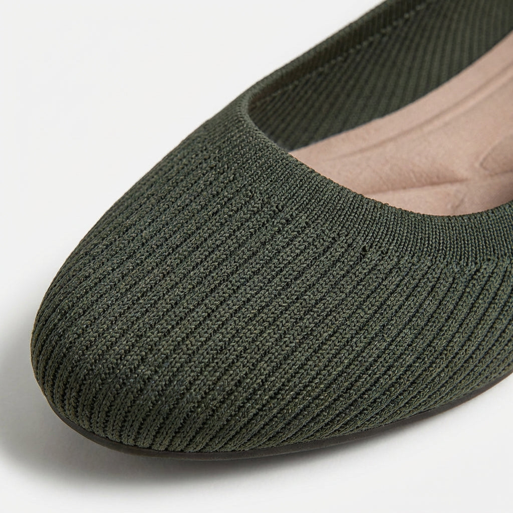 Bailarinas Mujer Punto Elástico Slip-On