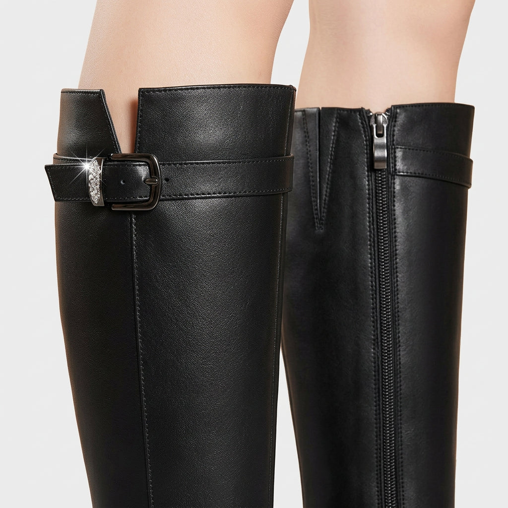 Botas Altas Mujer Ecuestre Metal