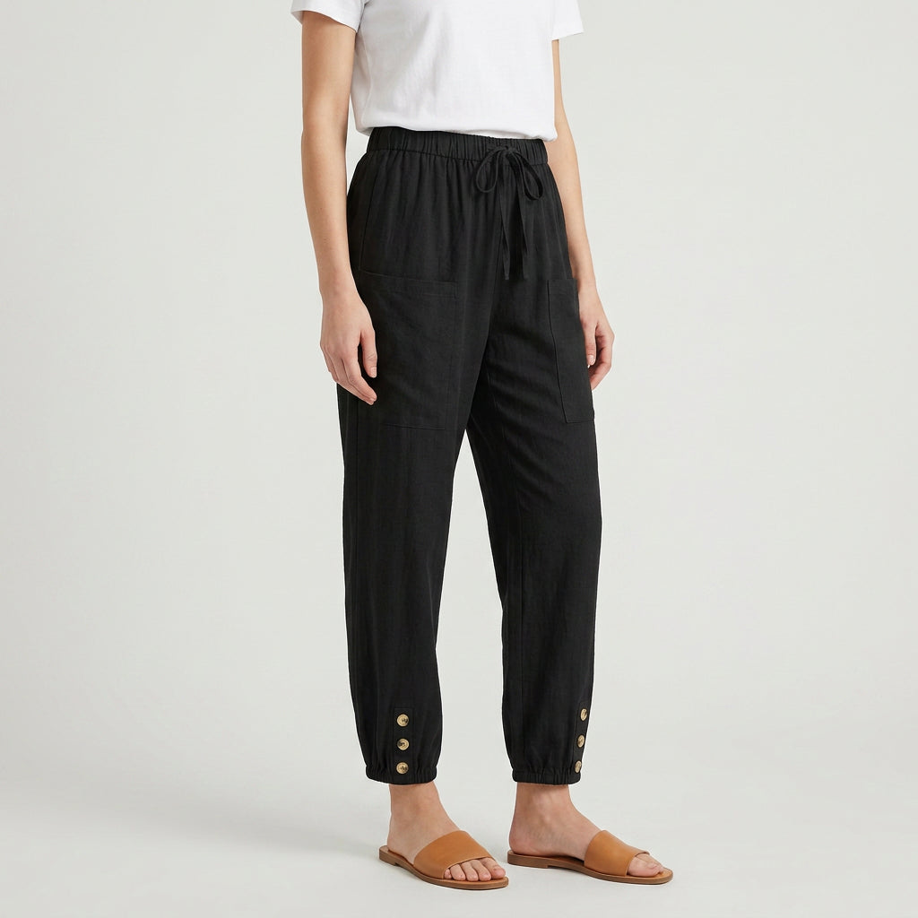 Pantalón Mujer Tiro Alto Cómodo
