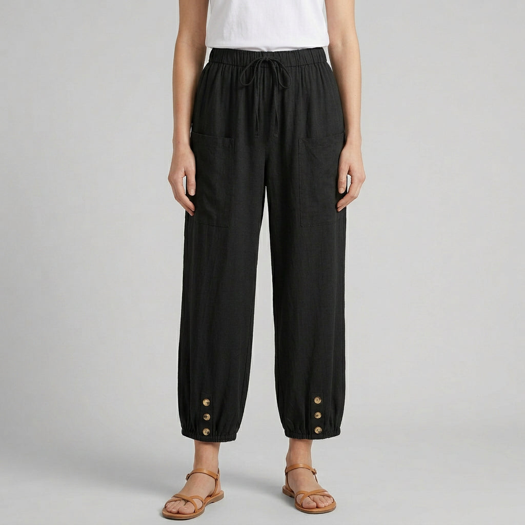 Pantalón Mujer Tiro Alto Cómodo