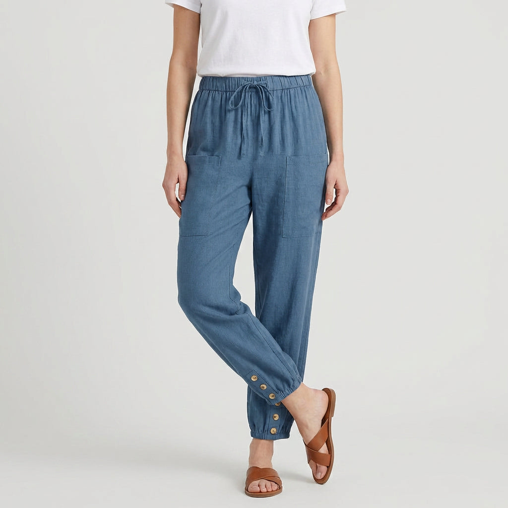 Pantalón Mujer Tiro Alto Cómodo