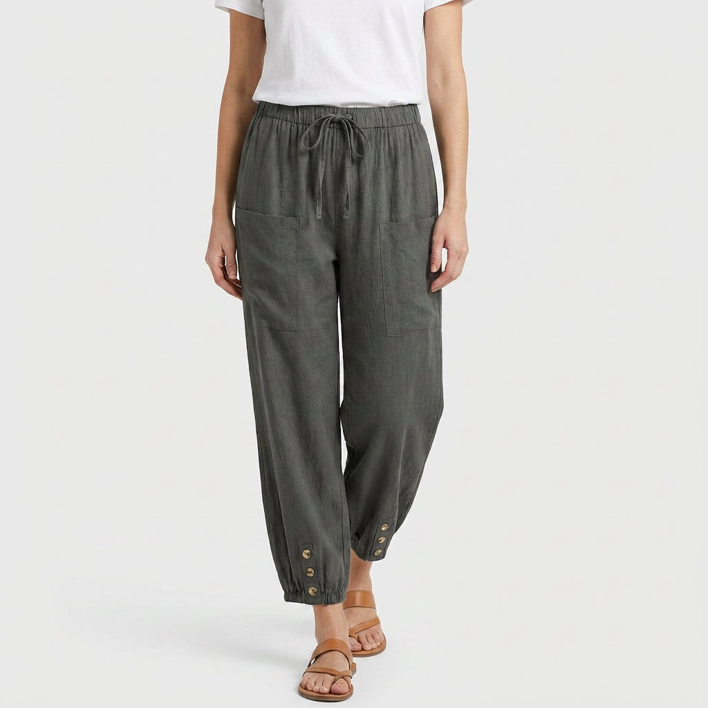 Pantalón Mujer Tiro Alto Cómodo