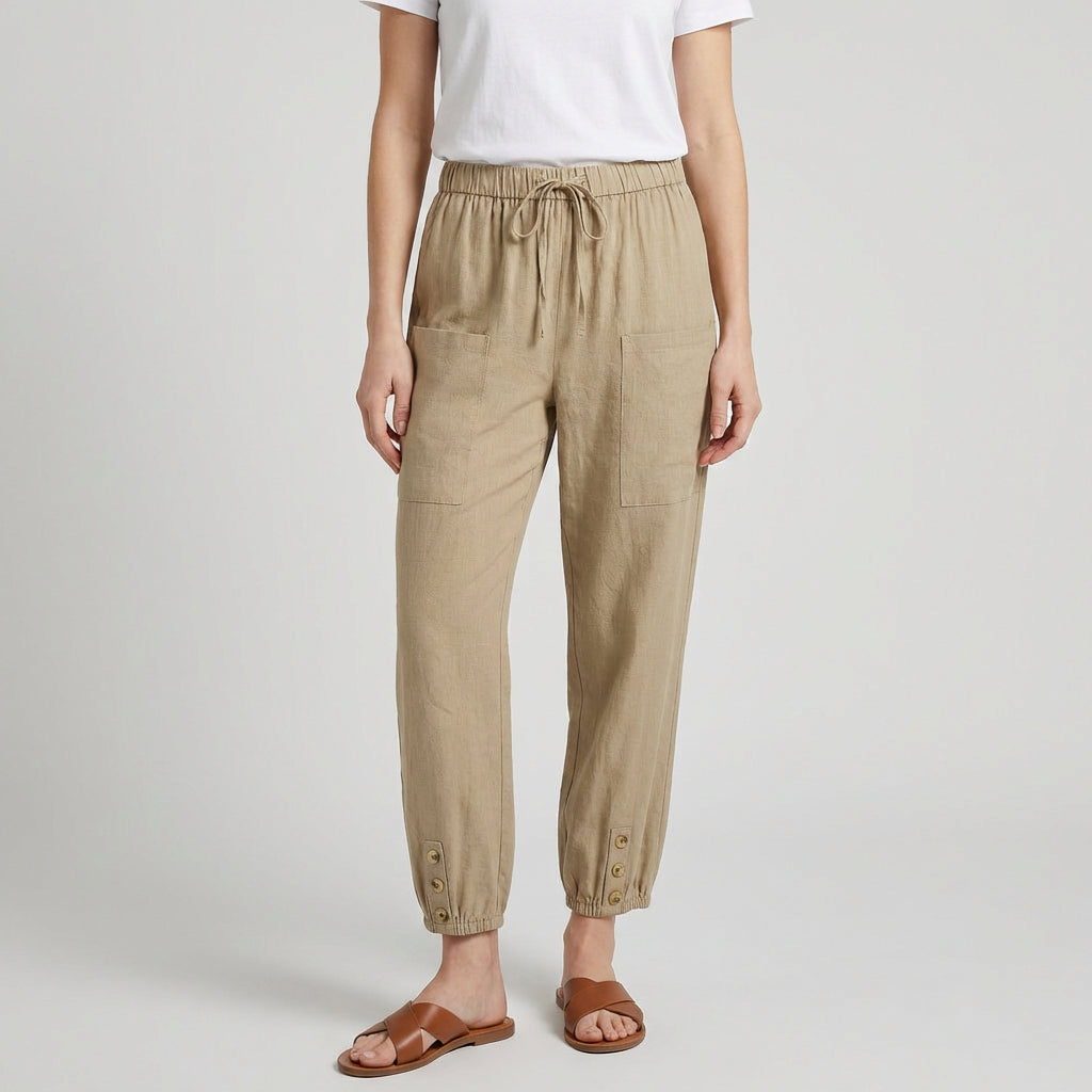 Pantalón Mujer Tiro Alto Cómodo