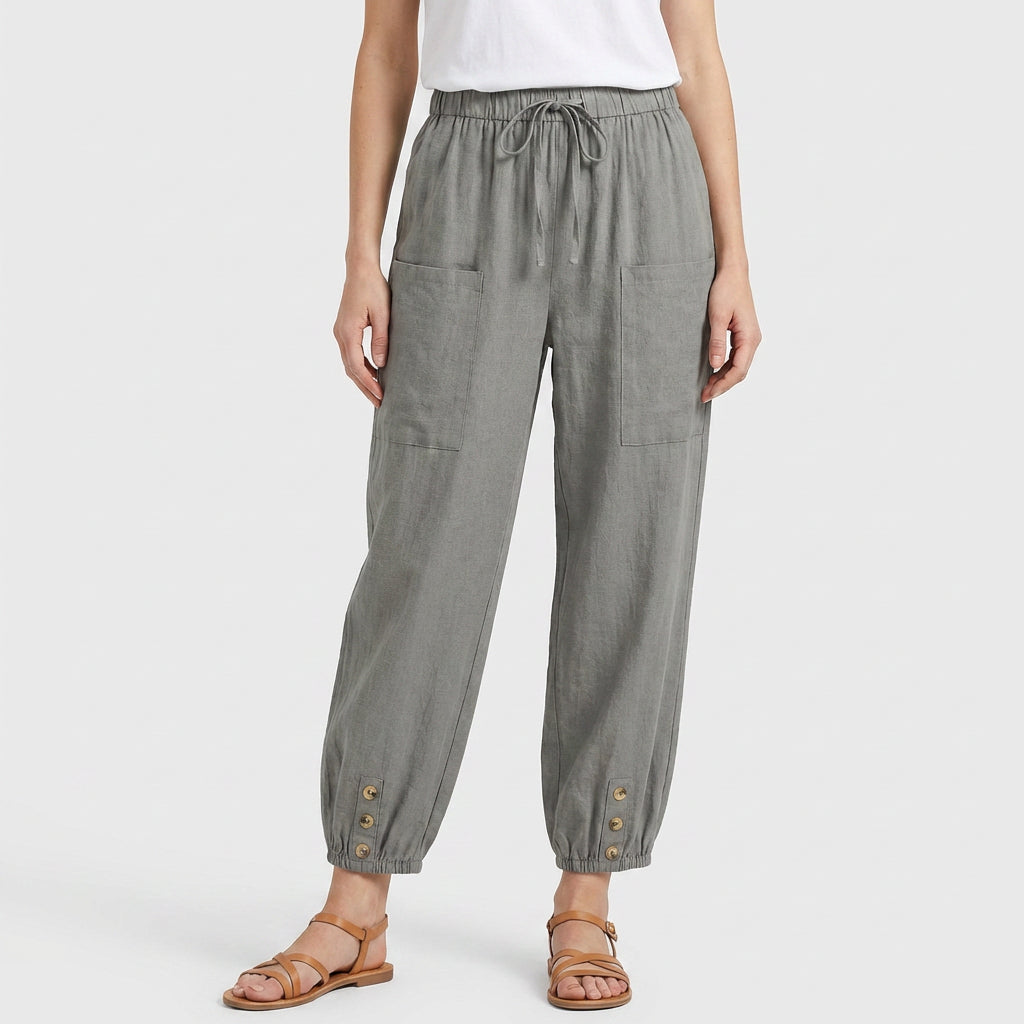 Pantalón Mujer Tiro Alto Cómodo