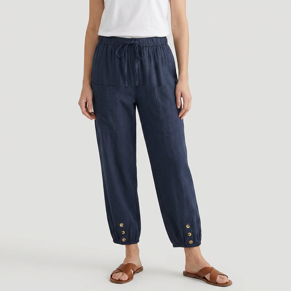 Pantalón Mujer Tiro Alto Cómodo