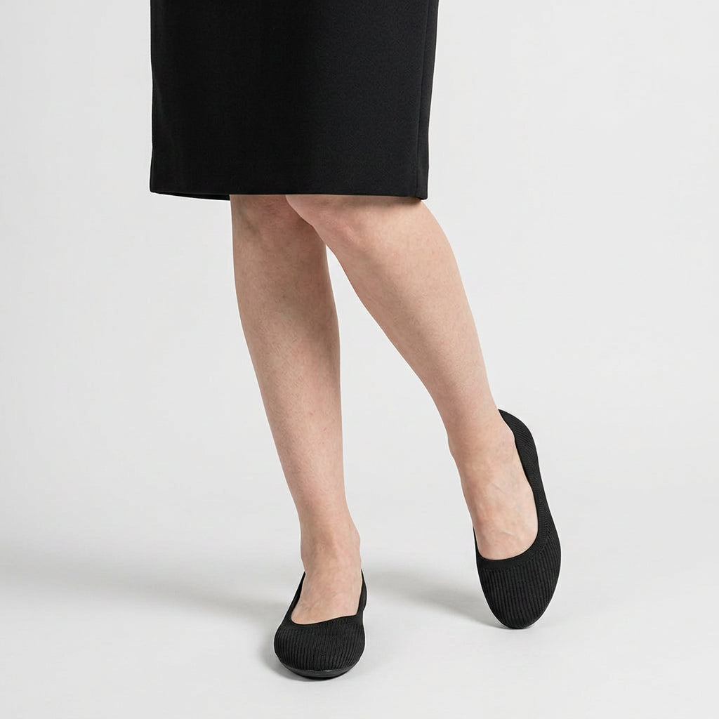 Bailarinas Mujer Punto Elástico Slip-On
