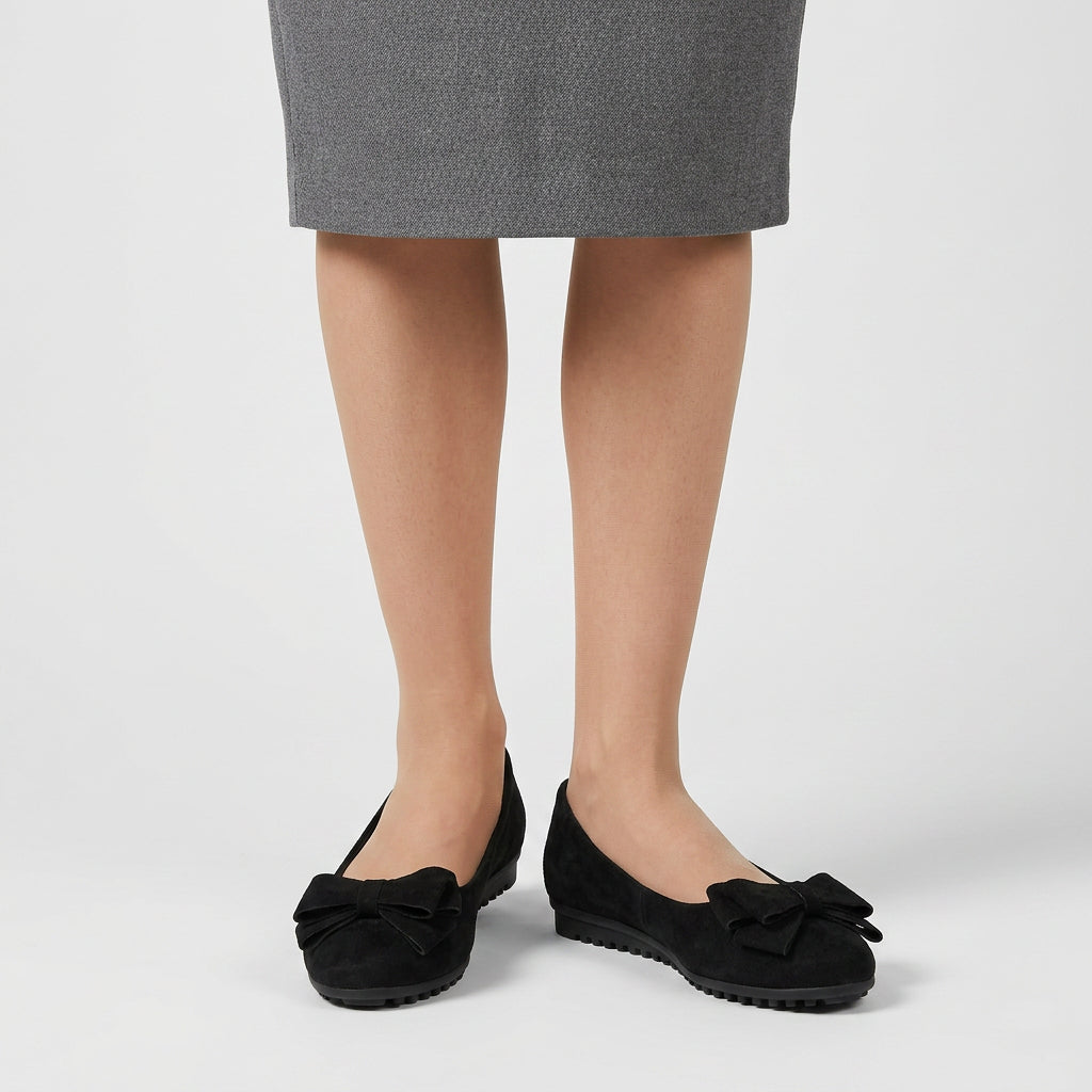 Mocasines Mujer Piel Lazo Decorativo