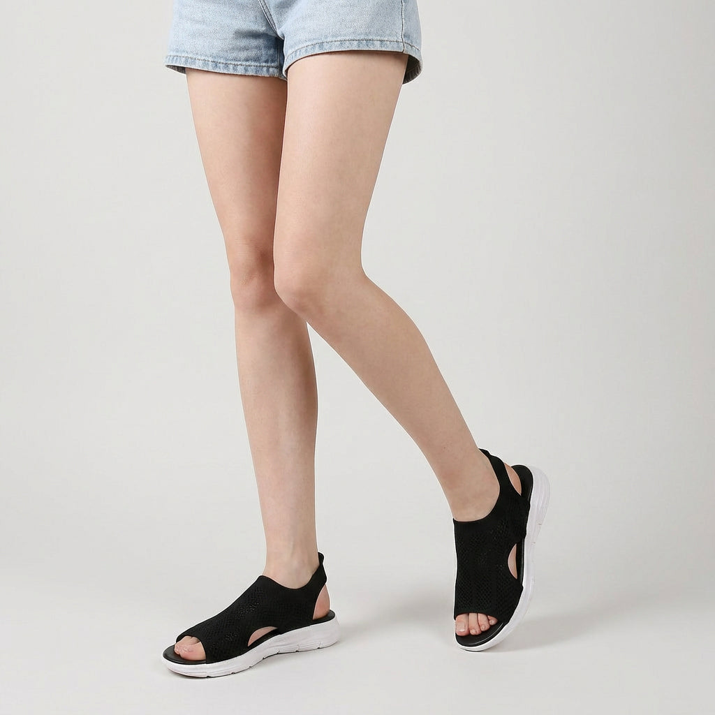Sandalias Mujer Suela Gruesa Ajustable