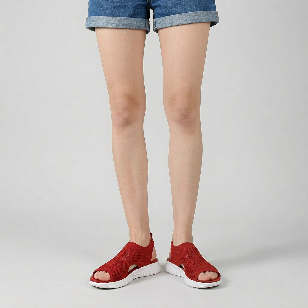 Sandalias Mujer Suela Gruesa Ajustable