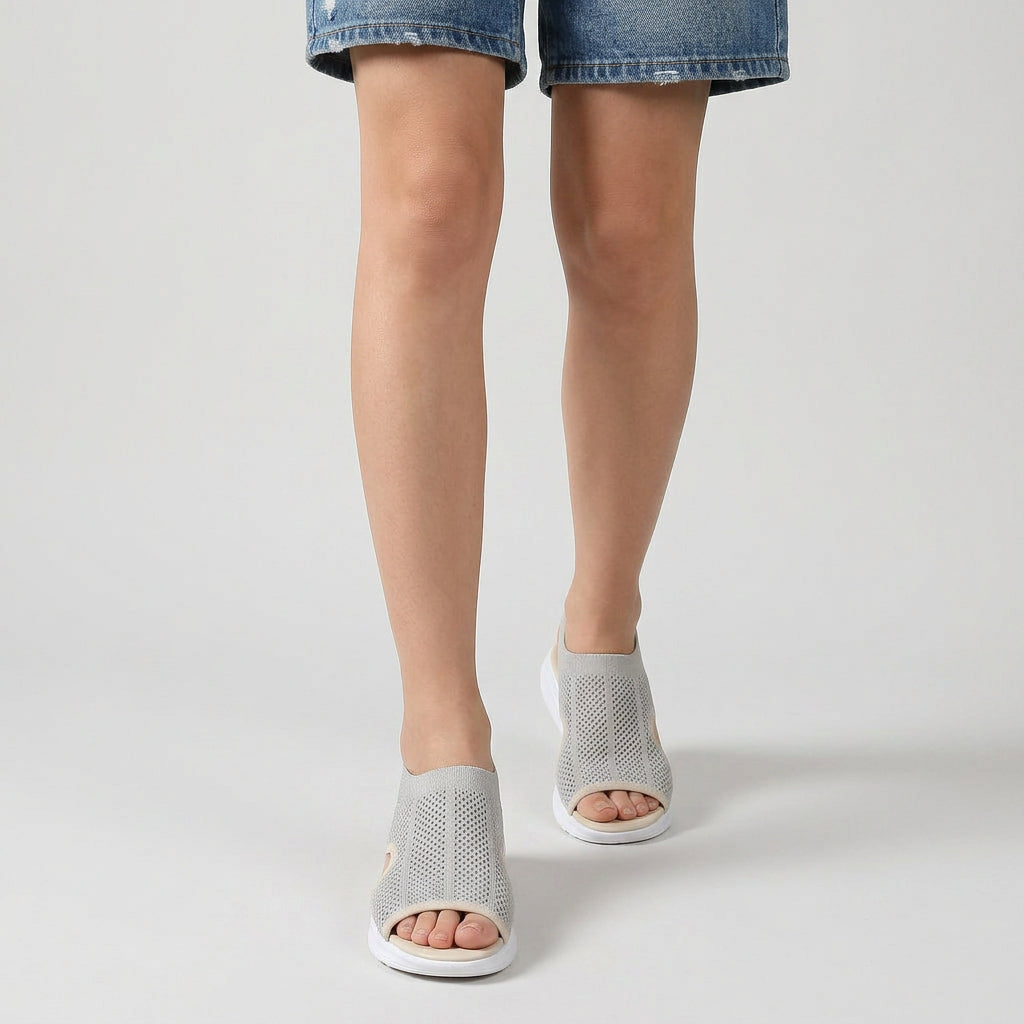 Sandalias Mujer Suela Gruesa Ajustable