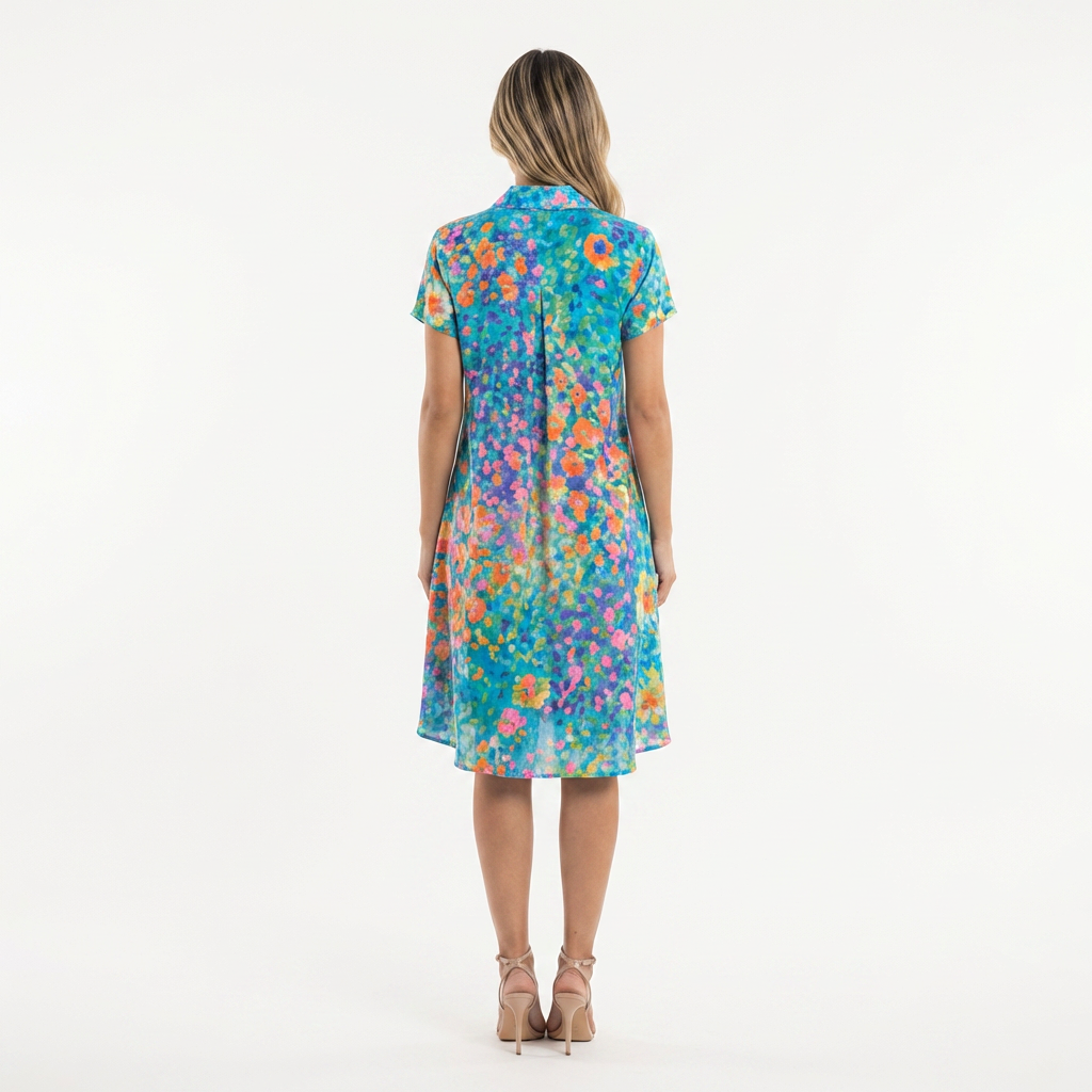 Vestido Midi Boho Chic Mujer