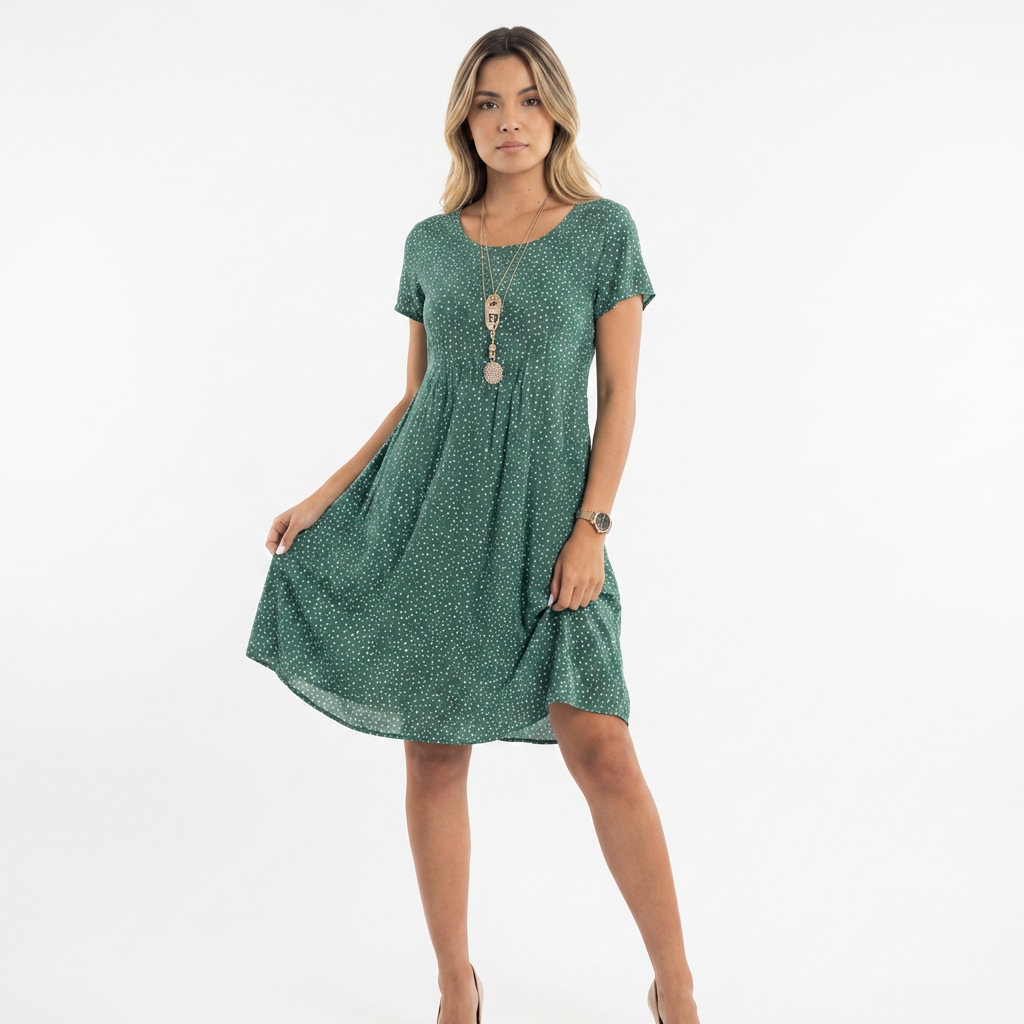 Vestido Midi Boho Chic Mujer