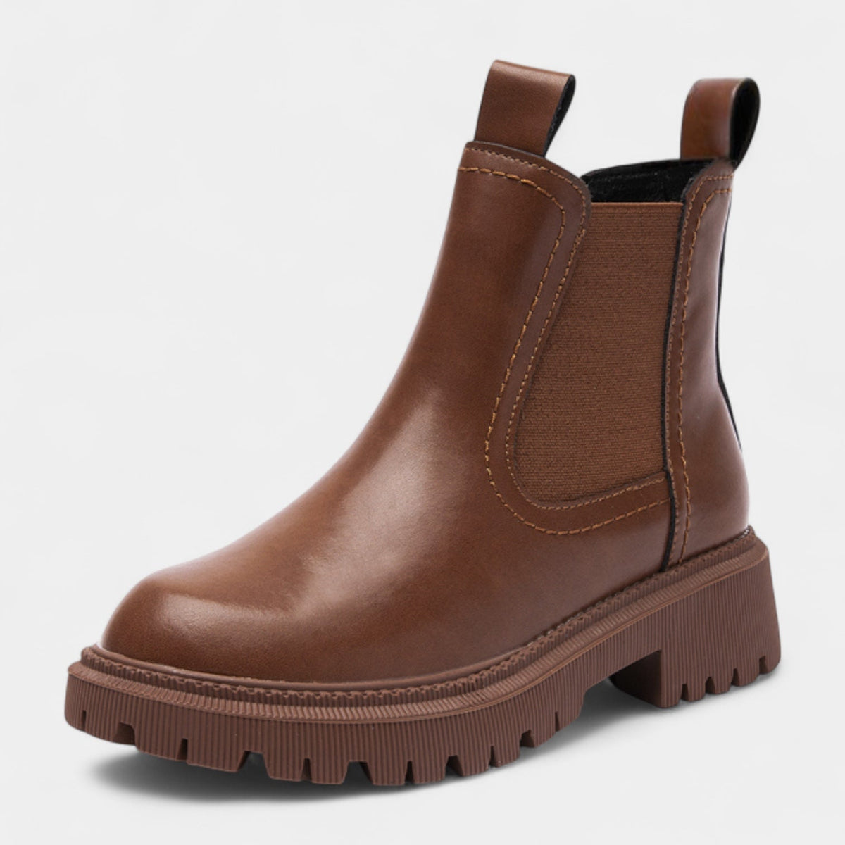 Botines Chelsea Mujer Suela Dentada