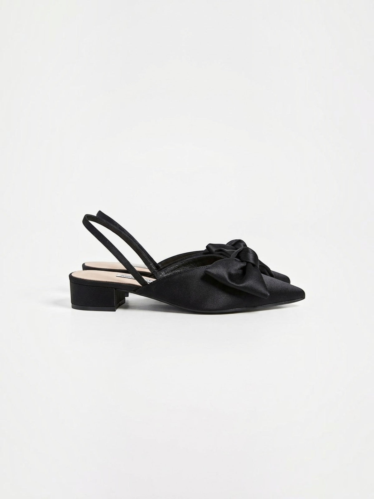 Zapatos destalonados Aveline con lazo y tacón bajo